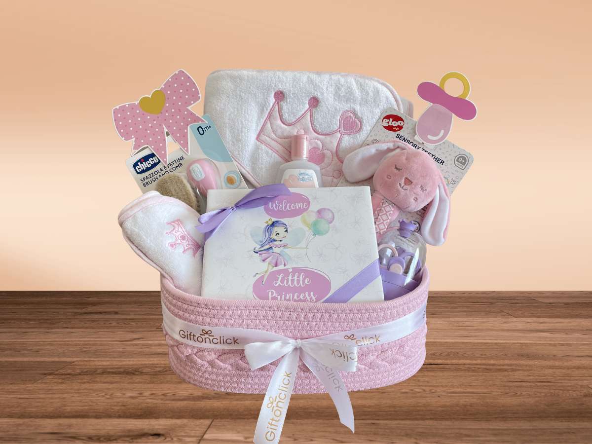 Luxury Baby Girl Gift Basket – Newborn Little Princess Hamper UAE