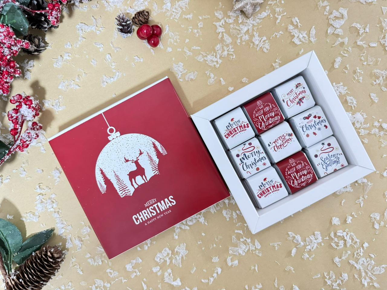 Christmas chocolate box Dubai | premium Belgian chocolate Dubai | Christmas gift chocolate UAE | assorted mixed flavour chocolates Dubai | luxury Christmas chocolates UAE | holiday chocolate gift box Dubai | Christmas ball chocolate box Dubai | chocolate gift hamper Dubai | Belgian chocolate gift box UAE | festive chocolate gift Dubai
