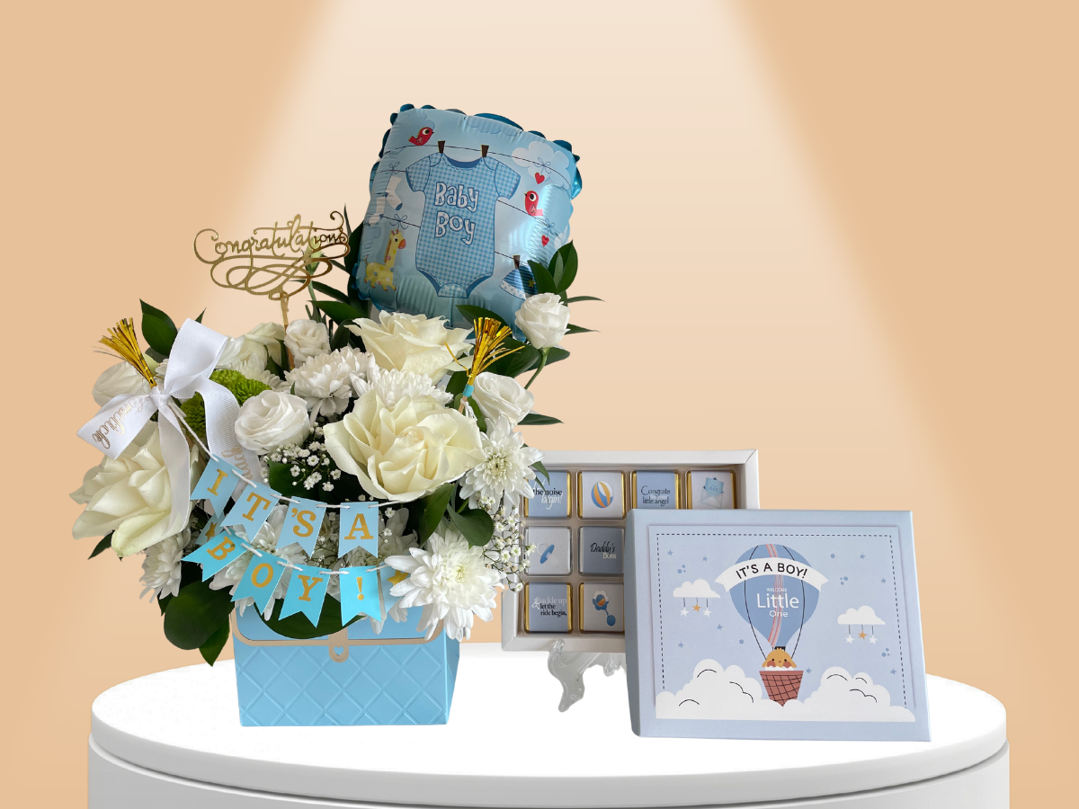newborn baby boy gift UAE | baby boy gift set Dubai | luxury baby gift UAE | baby shower gift Dubai | newborn gift hamper UAE | baby boy flowers UAE | chocolates for newborn Dubai | premium baby gift box UAE | baby celebration gift Dubai | welcome baby boy gift UAE | premium chocolate box Dubai | flower bouquet UAE | fresh flowers Dubai | new baby flowers UAE | send flowers UAE | UAE flower shop online | newborn celebration gift UAE | newborn chocolate gift | newborn chocolate gift UAE | newborn gift chocol