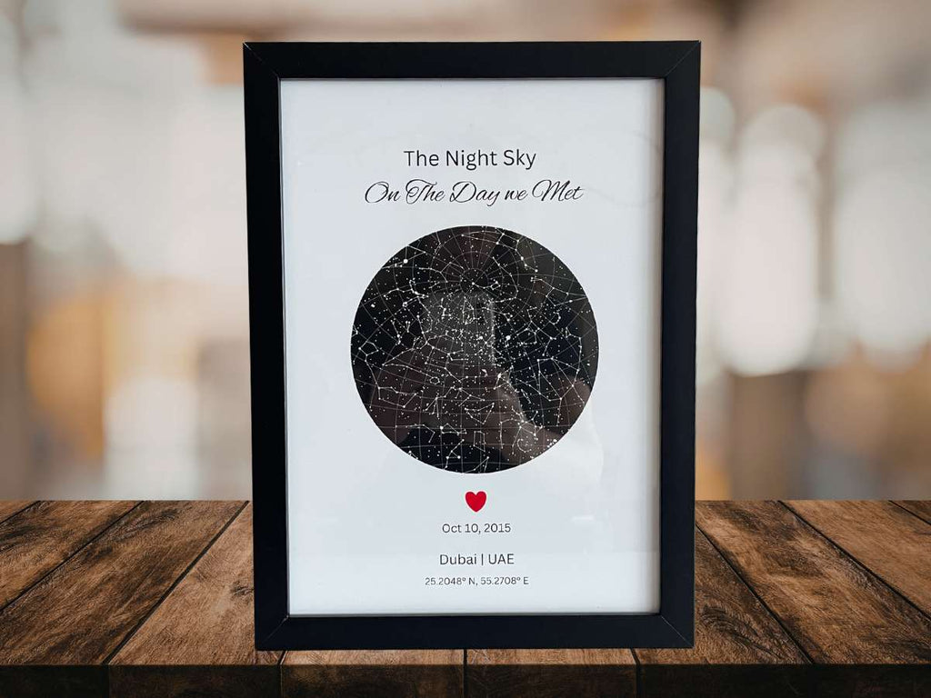 Personalized star map Dubai | Night sky map Dubai
Custom star map Dubai | Star map frame Dubai
Romantic gift Dubai | Anniversary gift Dubai
Valentine gift Dubai | Wedding gift Dubai
Couple gift Dubai | Customized wall art Dubai
Home decor gift Dubai | Luxury personalized gift Dubai