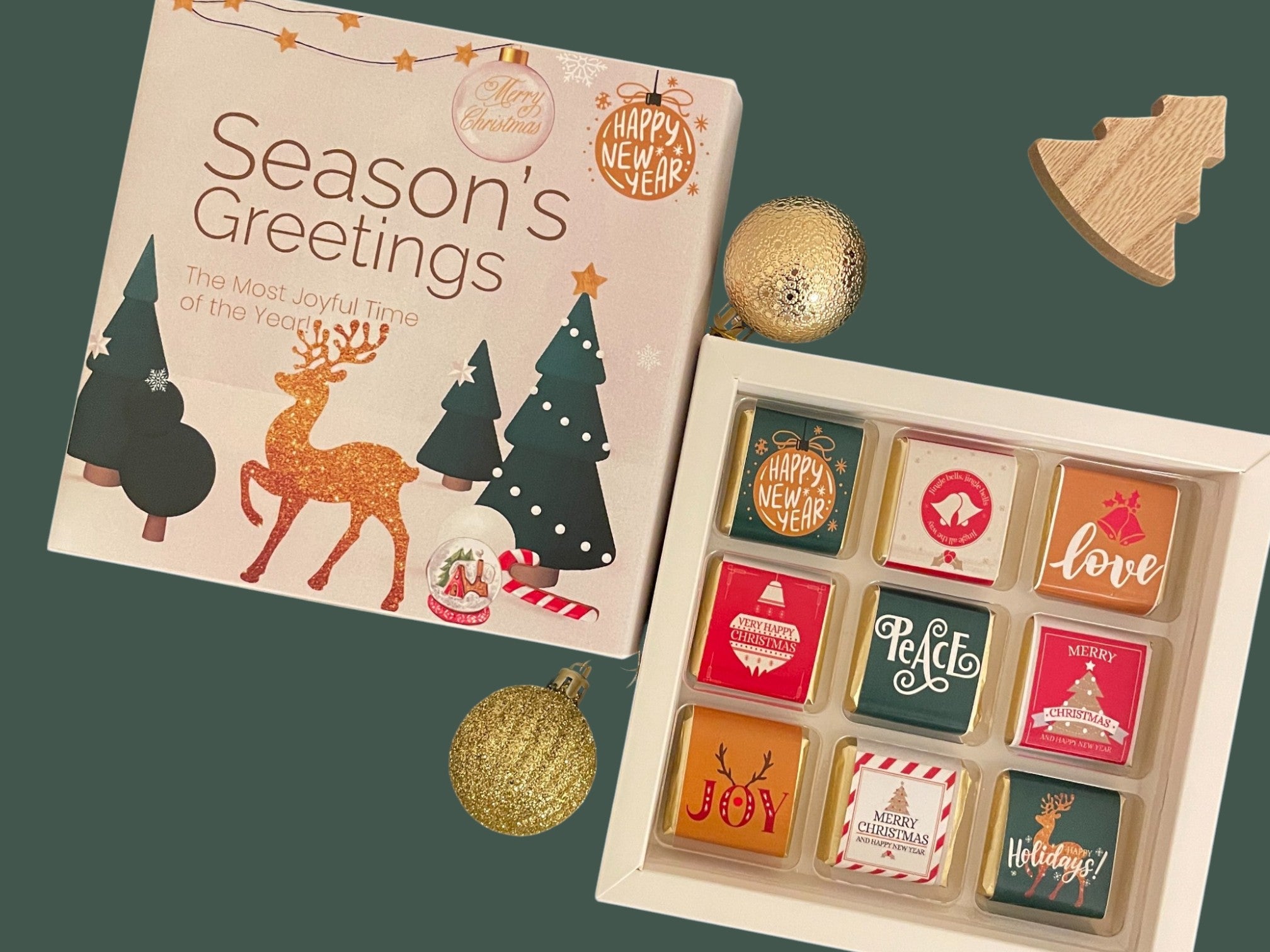 Season's Greetings Chocolate Box