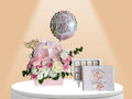 Balloon & Chocolates Pink Bundle UAE | gift sets | best gifts Dubai | Dubai gift store | themed chocolate box UAE | newborn celebration gift UAE | newborn chocolate gift | newborn chocolate gift UAE | newborn gift chocolate Dubai | newborn baby gift UAE | newborn bath gift set UAE | newborn congratulations chocolate UAE | new born gift | flower bouquet UAE | fresh flowers Dubai | mixed flowers bouquet UAE | new baby flowers UAE | send flowers UAE | UAE flower shop online | event flowers UAE | newborn baby g